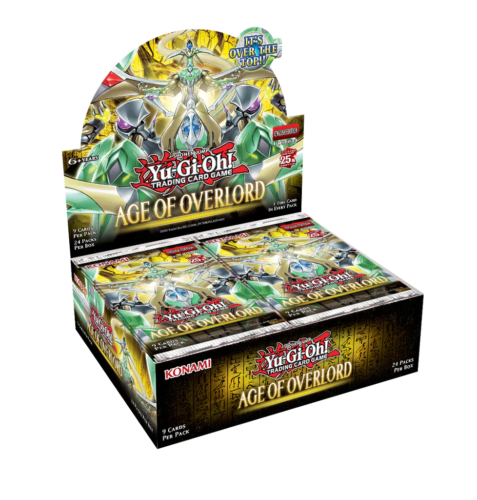 Yugioh - Age of Overlord Booster Box Case - 12 Boxes - 1st Edition