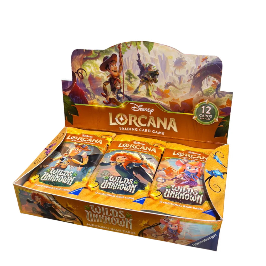 lorcana booster box how many packs Disney Lorcana: Wilds Unknown Booster Box – New Realm Games
