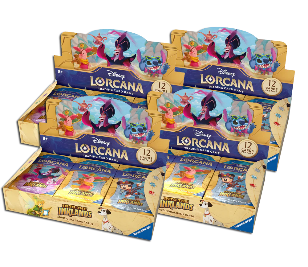 Disney Lorcana: Into the Inklands - Booster Box Case - 4 Boxes