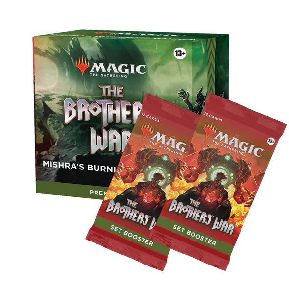 Magic the Gathering - The Brothers' War - Prerelease at Home - Mishra's Burnished Banner