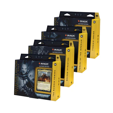 Magic the Gathering - Warhammer 40,000 Commander Deck - Set of 4 Decks - Collector Edition