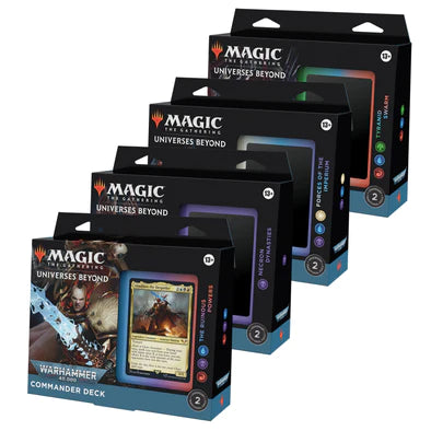 Magic the Gathering - Warhammer 40,000 Commander Deck - Set of 4 Decks