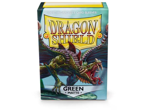 Dragon Shield - 100ct Standard Size - Green Matte