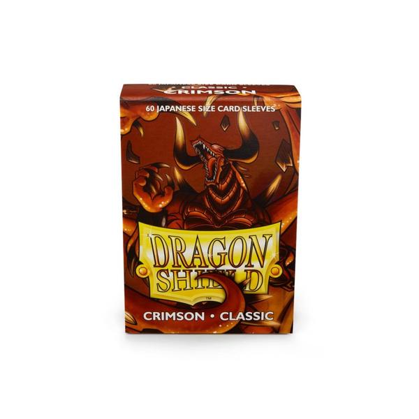 Dragon Shield - 60ct Japanese Size - Crimson