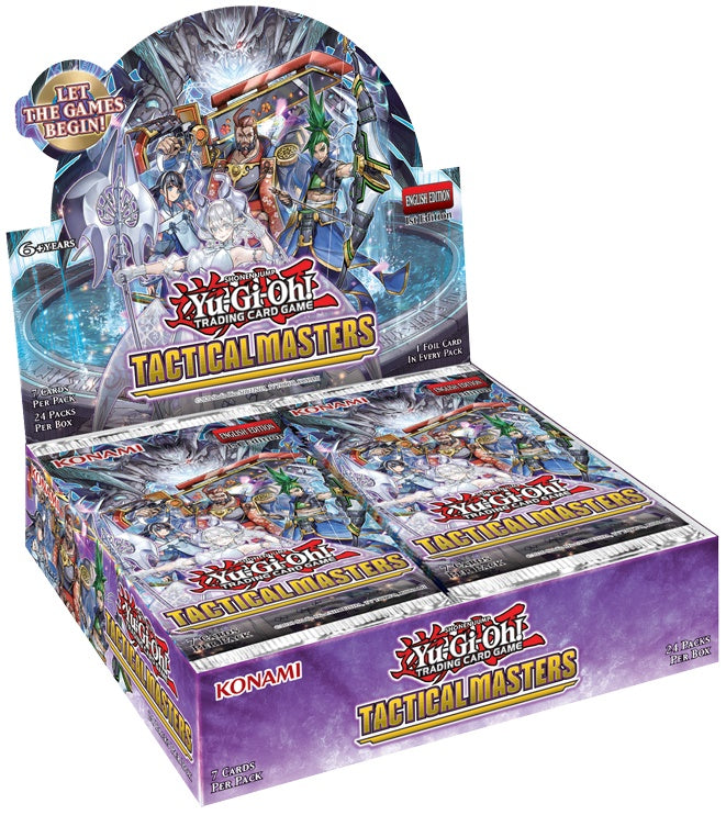 Yugioh - Tactical Masters Booster Box Case - 12 Boxes - 1st Edition