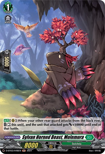 Sylvan Horned Beast, Molemora (D-BT03/H48EN) [Advance of Intertwined Stars]