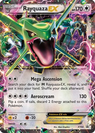 Rayquaza EX - XY66 - Promo - Holofoil