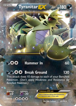 Tyranitar EX - 042/98 - Ultra Rare