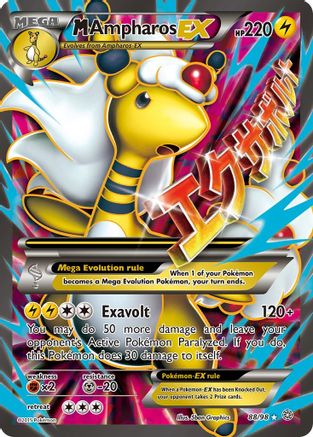M Ampharos EX (88 Full Art) - 088 - Ultra Rare