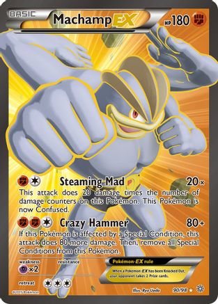 Machamp EX (90 Full Art) - 090/98 - Ultra Rare