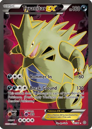 Tyranitar EX (91 Full Art) - 091 - Ultra Rare