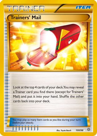 Trainers' Mail (Secret) - 100/98 - Secret Rare