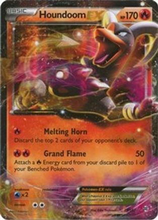 Houndoom EX - 021/162 - Ultra Rare