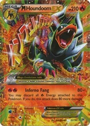 M Houndoom EX - 022/162 - Ultra Rare