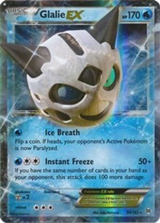 Glalie EX - 034/162 - Ultra Rare