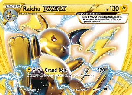 Raichu BREAK - 050/162 - Rare BREAK