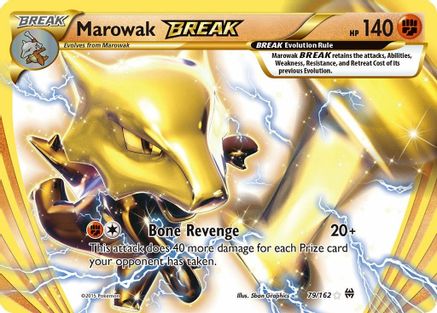 Marowak BREAK - 079/162 - Rare BREAK