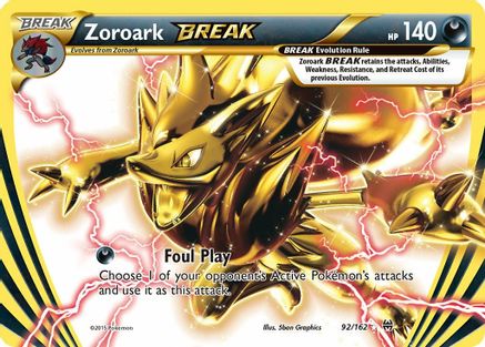 Zoroark BREAK - 092/162 - Rare BREAK