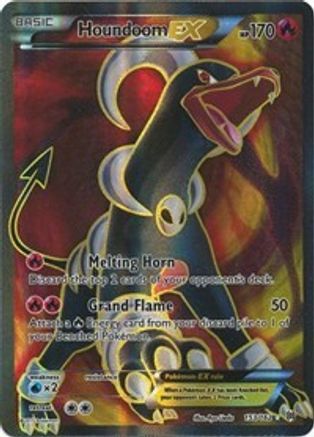 Houndoom EX (Full Art) - 153/162 - Ultra Rare