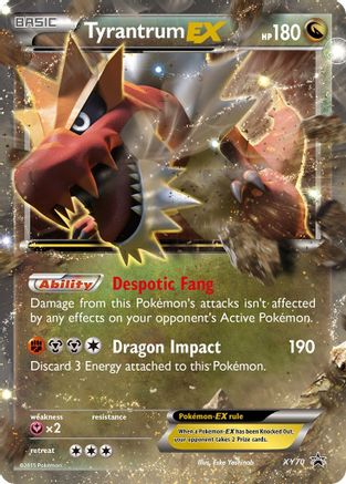 Tyrantrum EX - XY70 - Promo - Holofoil