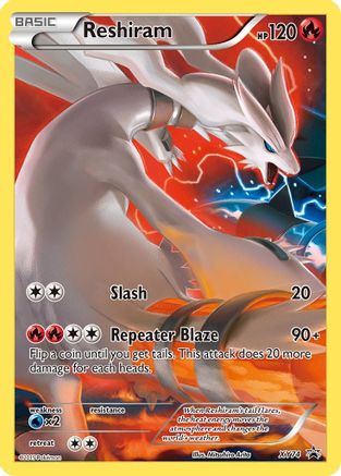 Reshiram (Full Art Promo) - XY74 - Promo - Holofoil