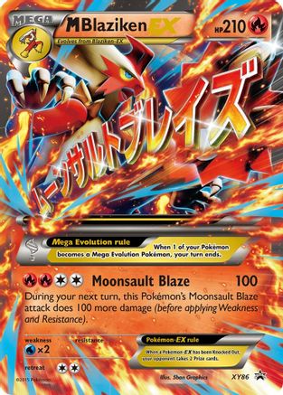 M Blaziken EX - XY86 - Promo - Holofoil