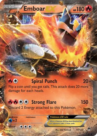 Emboar EX - 014/122 - Ultra Rare