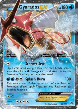 Gyarados EX - 026/122 - Ultra Rare