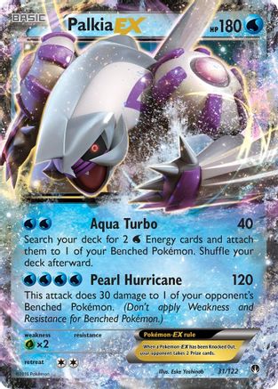 Palkia EX - 031/122 - Ultra Rare