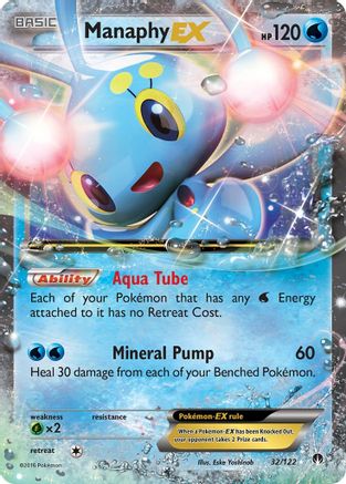 Manaphy EX - 032/122 - Ultra Rare