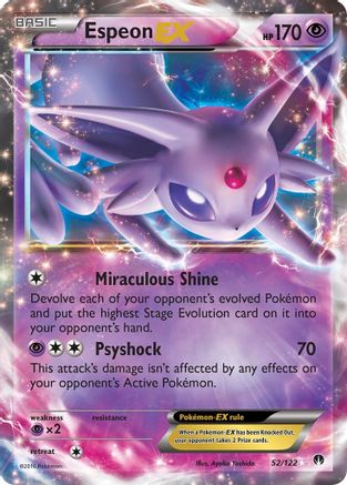 Espeon EX - 052/122 - Ultra Rare