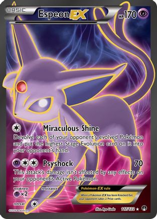 Espeon EX (Full Art) - 117/122 - Ultra Rare