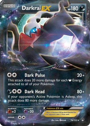 Darkrai EX - 074/122 - Ultra Rare