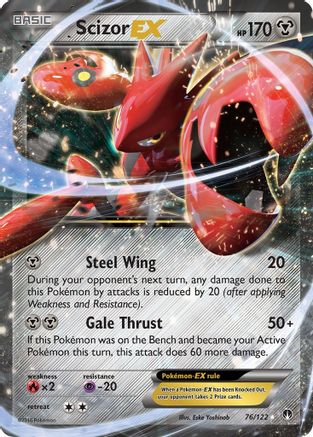 Scizor EX - 076/122 - Ultra Rare