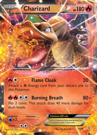 Charizard EX - 011/83 - Ultra Rare