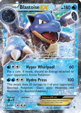 Blastoise EX - 017/83 - Ultra Rare
