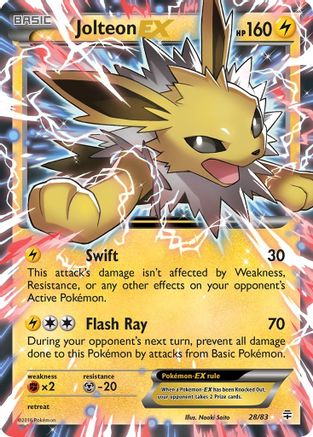Jolteon EX - 028/83 - Ultra Rare