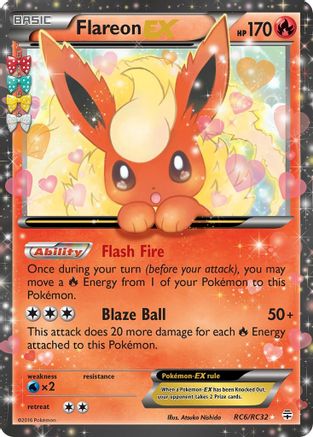 Flareon EX - RC6/RC32 - Ultra Rare