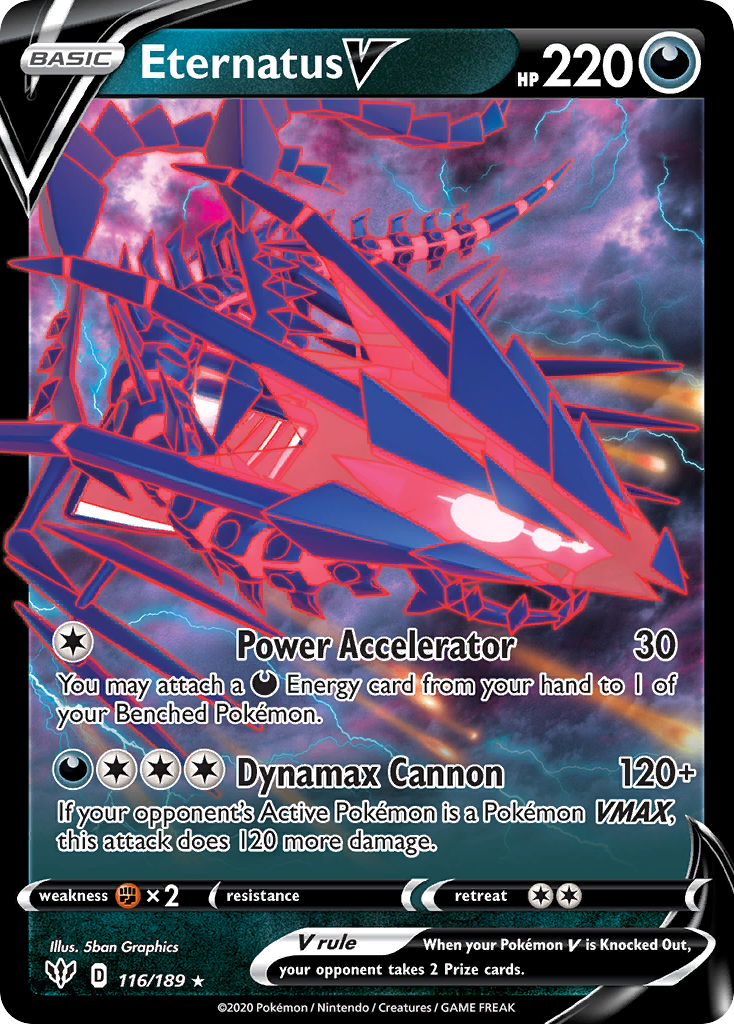 Eternatus V - 116/189 - Ultra Rare