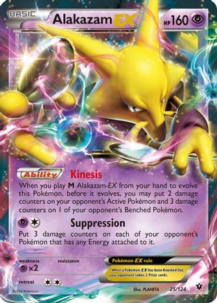 Alakazam EX - 025/124 - Ultra Rare