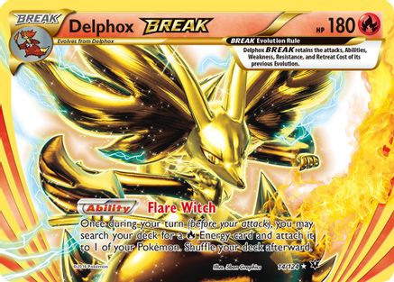 Delphox BREAK - 014/124 - Rare BREAK