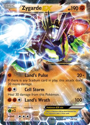 Zygarde EX - 054/124 - Ultra Rare