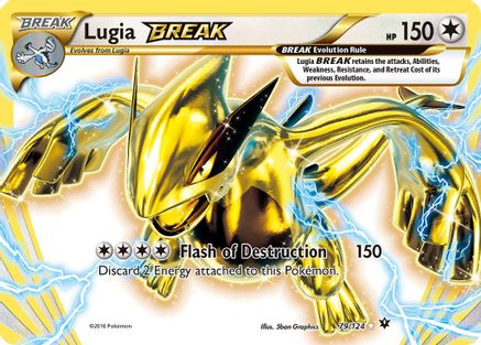 Lugia BREAK - 079/124 - Rare BREAK