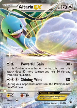 Altaria EX - 083/124 - Ultra Rare