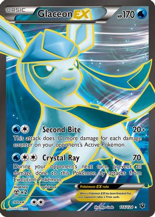 Glaceon EX (Full Art) - 116/124 - Ultra Rare