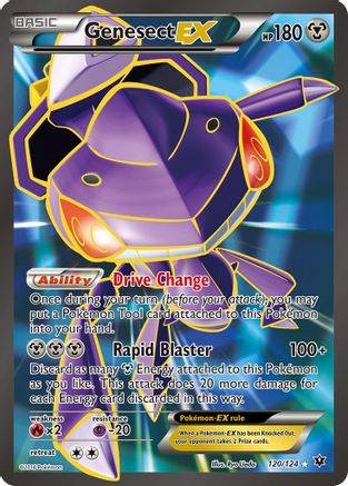 Genesect EX (Full Art) - 120/124 - Ultra Rare