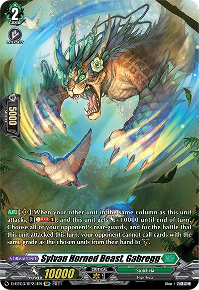 Sylvan Horned Beast, Gabregg (D-BT03/SP24EN) [Advance of Intertwined Stars]