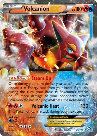 Volcanion EX - 026/114 - Ultra Rare