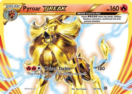 Pyroar BREAK - 024/114 - Rare BREAK