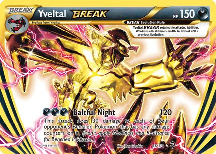 Yveltal BREAK - 066/114 - Rare BREAK
